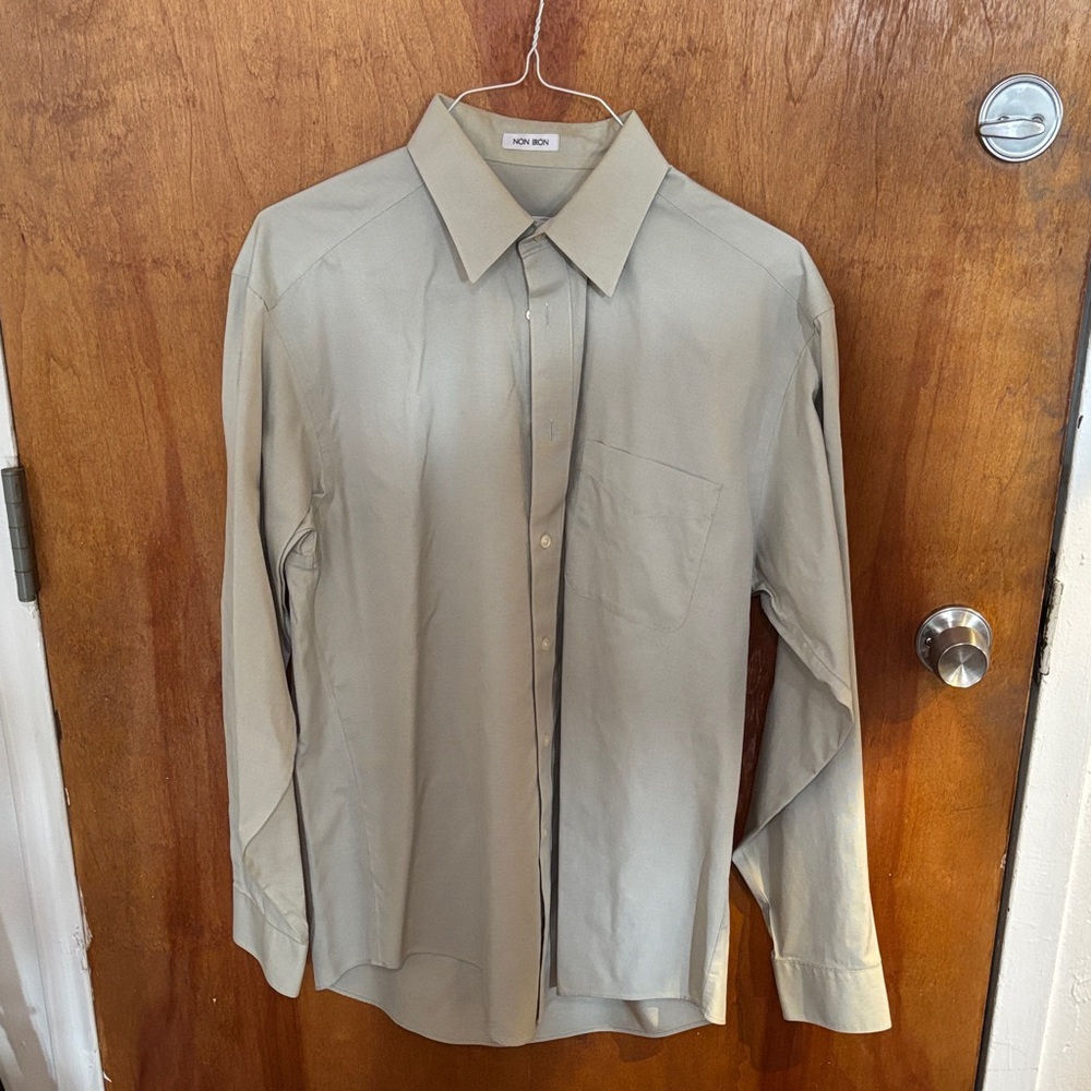 Joseph & Feiss Men's Tan Dress Shirt